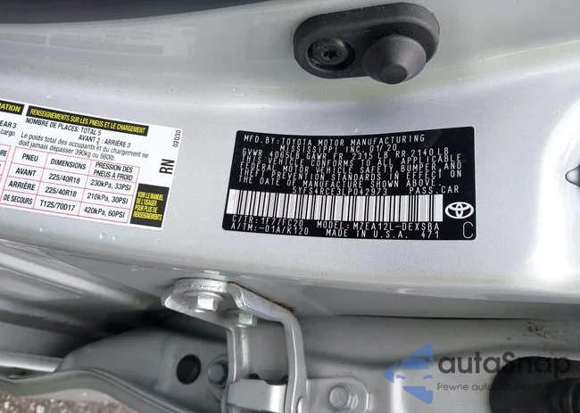 5YFS4RCE3LP042973: 42241089