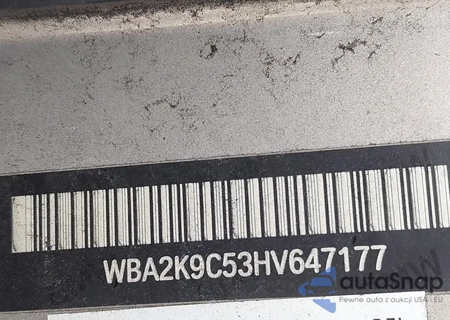 WBA2K9C53HV647177: 42241161