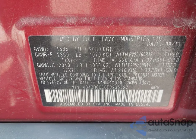 4S4BRCCC8E3235527: 42241180