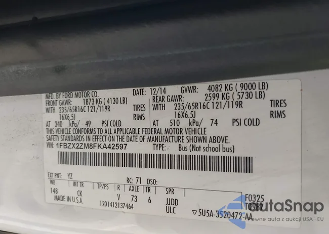 1FBZX2ZM8FKA42597: 42241346