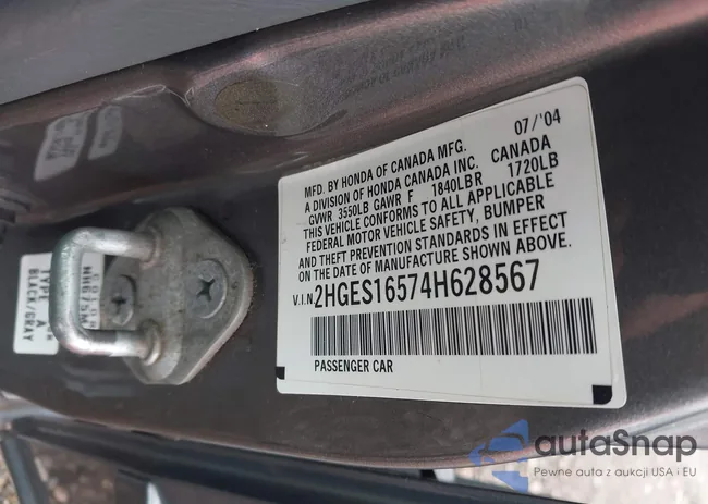 2HGES16574H628567: 42242465