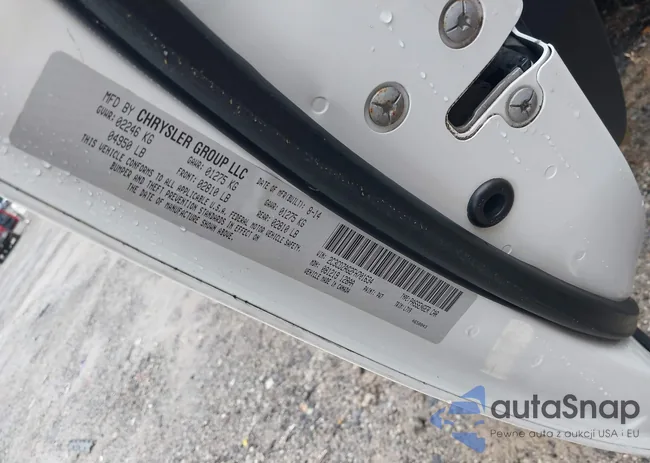 2C3CDZAG2FH701634: 42242521