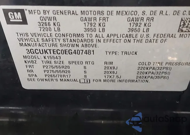 3GCUKTEC0EG407481: 42242576