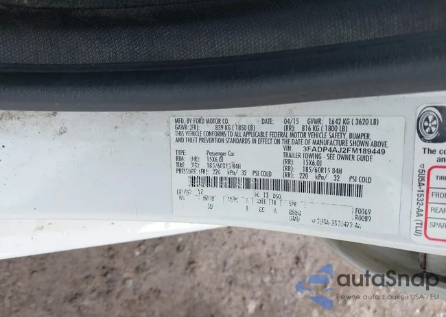 3FADP4AJ2FM189449: 42242667