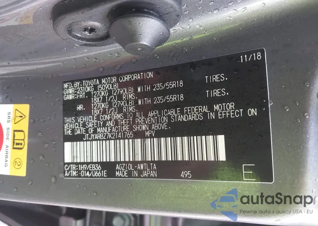 JTJYARBZ7K2141765: 42242845