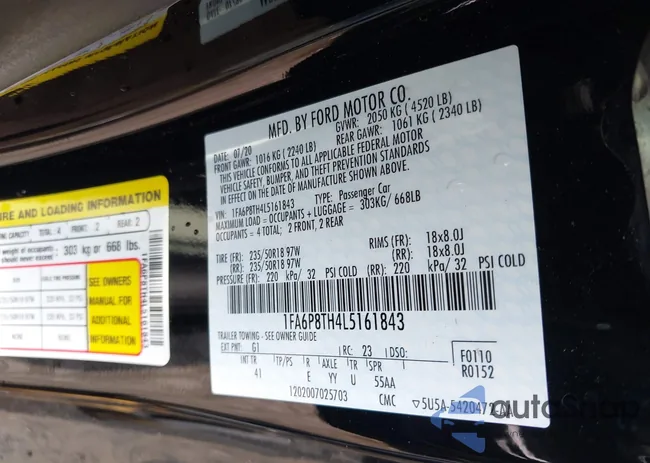 1FA6P8TH4L5161843: 42242171