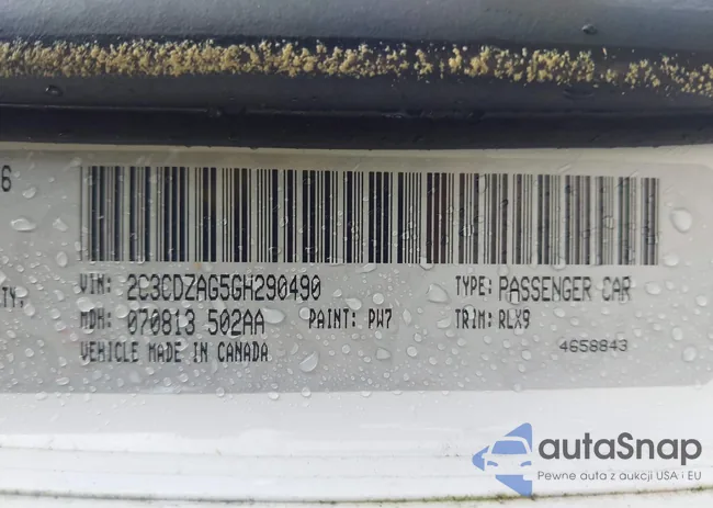 2C3CDZAG5GH290490: 42242294