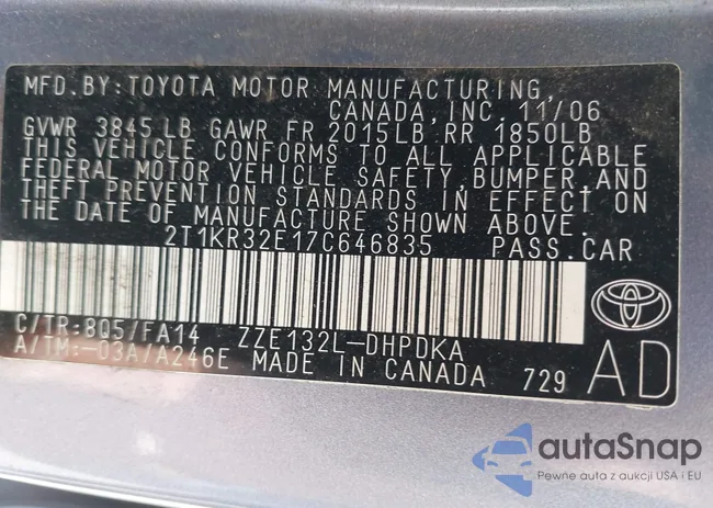 2T1KR32E17C646835: 42243560