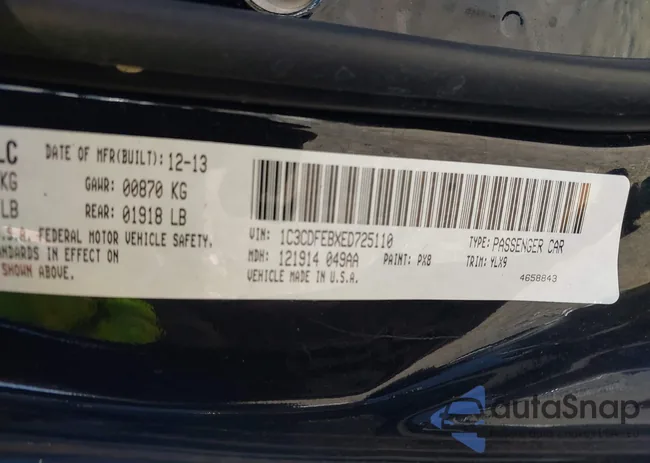 1C3CDFEBXED725110: 42243602