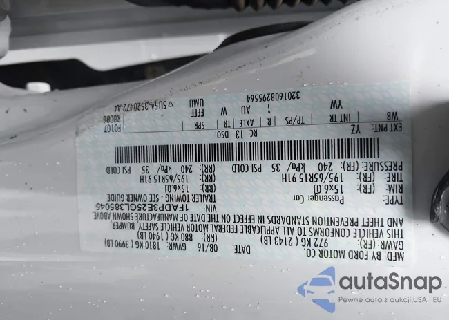 1FADP3E25GL385045: 42243914