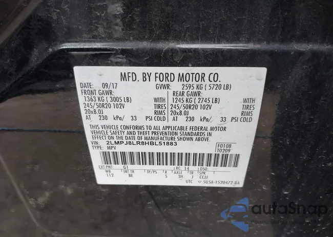 2LMPJ8LR8HBL51883: 42243012