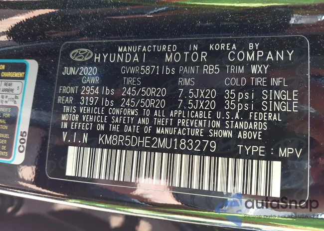 KM8R5DHE2MU183279: 42244440