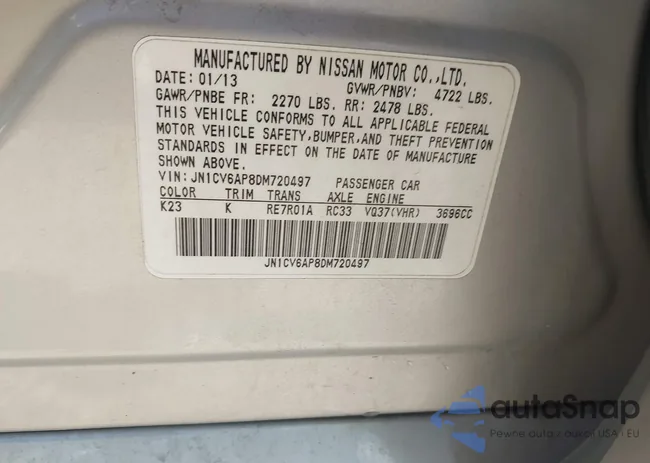 JN1CV6AP8DM720497: 42244728