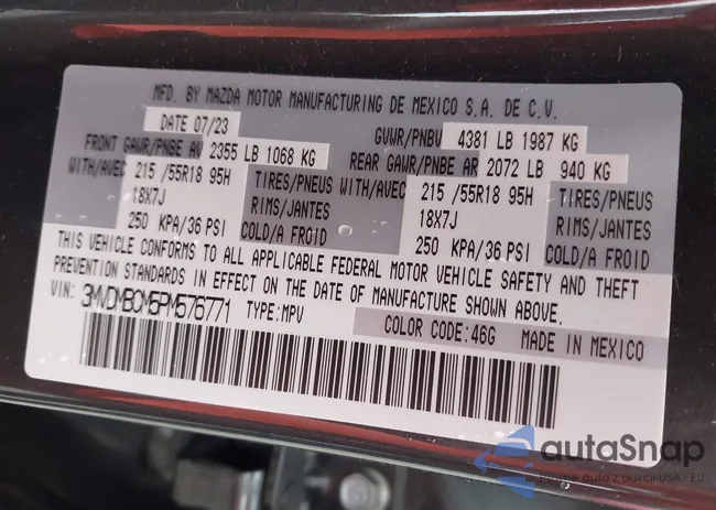 3MVDMBCM5PM576771: 42244842