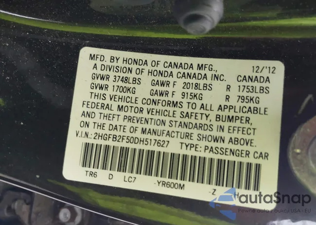 2HGFB2F50DH517627: 42244291