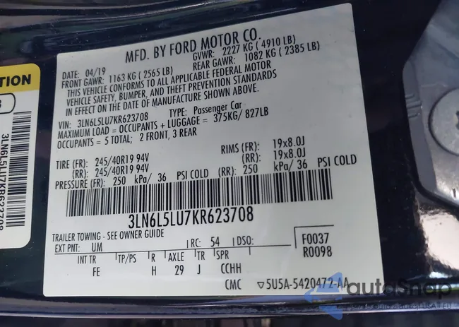 3LN6L5LU7KR623708: 42245095