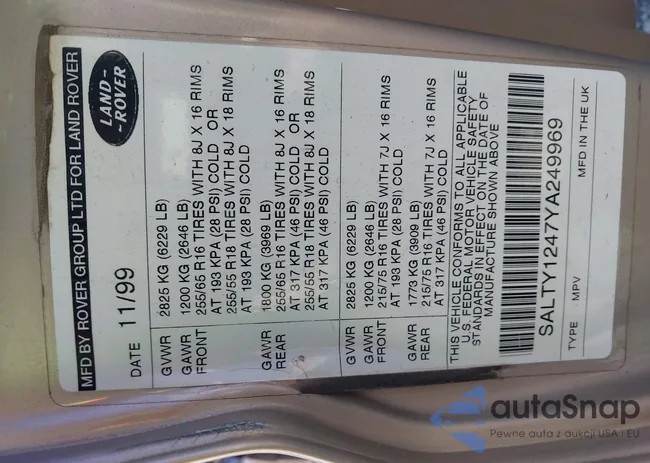 SALTY1247YA249969: 42246445