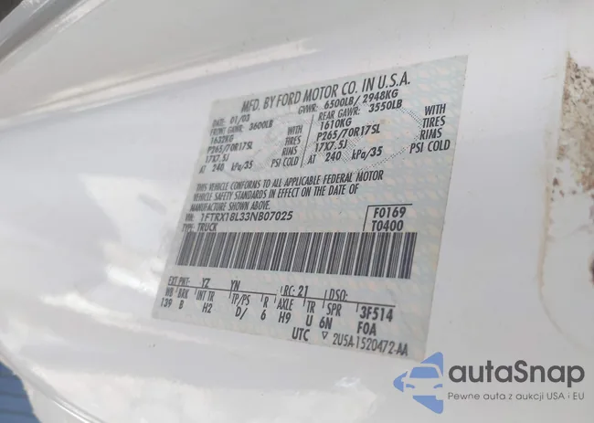 1FTRX18L33NB07025: 42246476