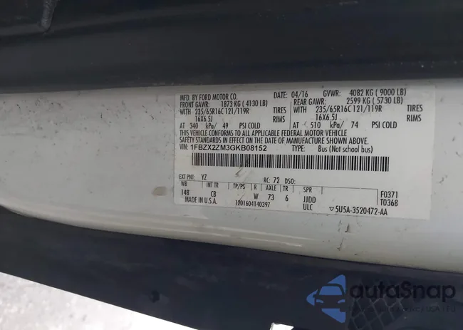 1FBZX2ZM3GKB08152: 42246791