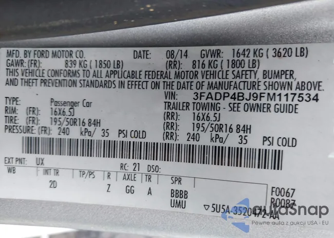 3FADP4BJ9FM117534: 42246194