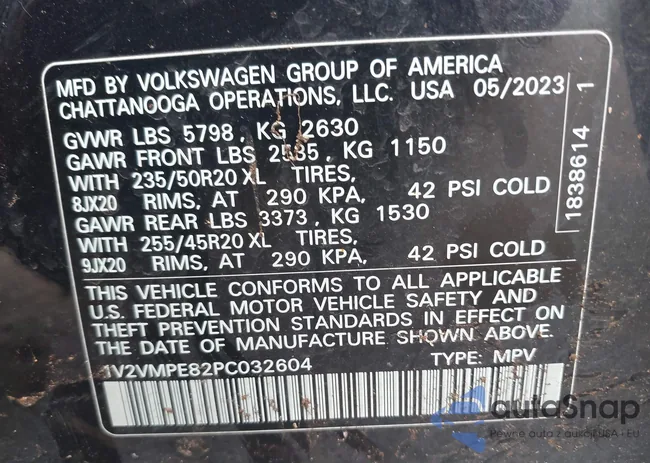 1V2VMPE82PC032604: 42247397