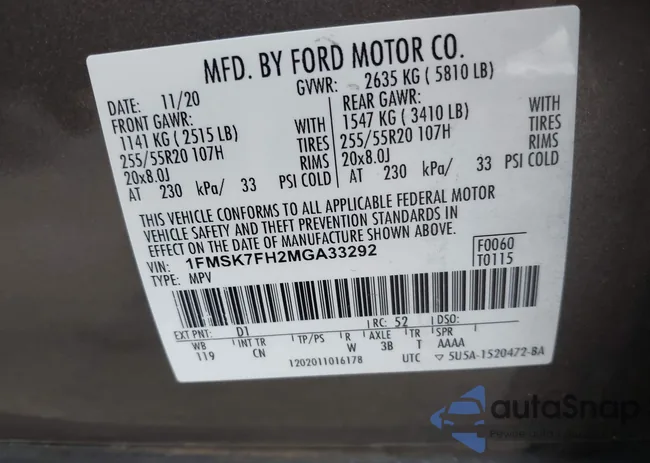 1FMSK7FH2MGA33292: 42247441