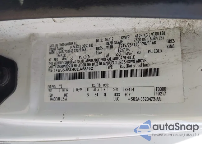 1FBSS3BL4CDA58562: 42247230