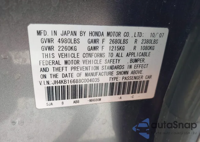 JH4KB16688C004035: 42247296