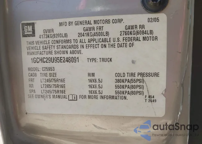 1GCHC29U95E248091: 42248449