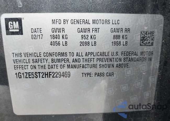 1G1ZE5ST2HF229469: 42248511