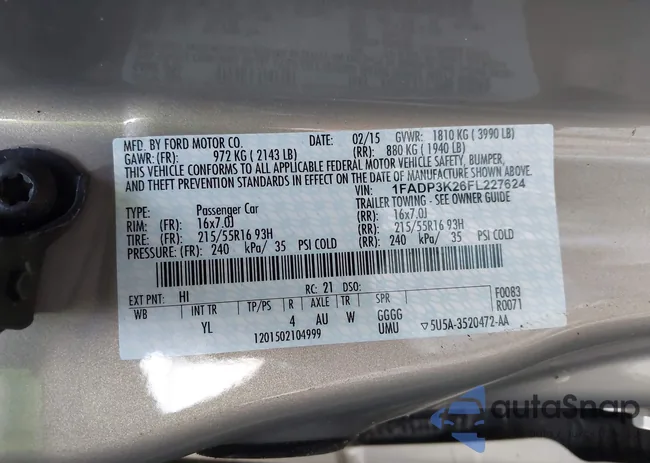 1FADP3K26FL227624: 42248526