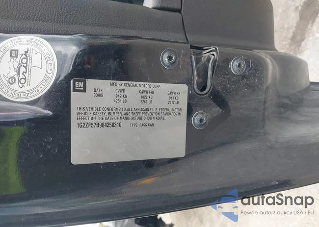 1G2ZF57B984250310: 42248558