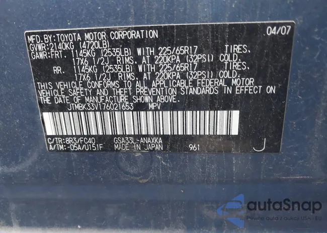 JTMBK33V176021653: 42248626