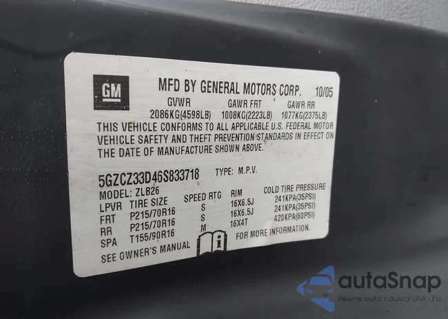 5GZCZ33D46S833718: 42248692