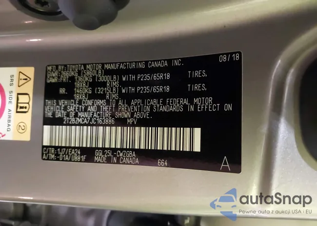 2T2BZMCA7JC163886: 42248863