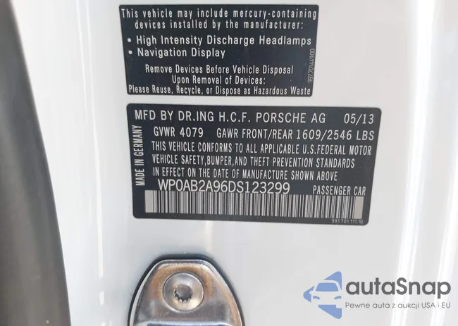 WP0AB2A96DS123299: 42248913