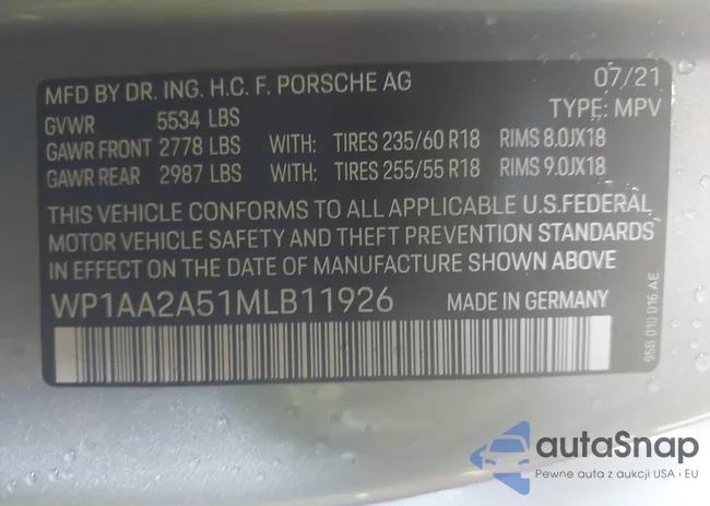 WP1AA2A51MLB11926: 42248939