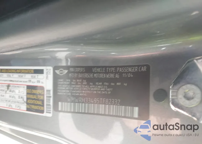 WMWRH33495TF82332: 42248941