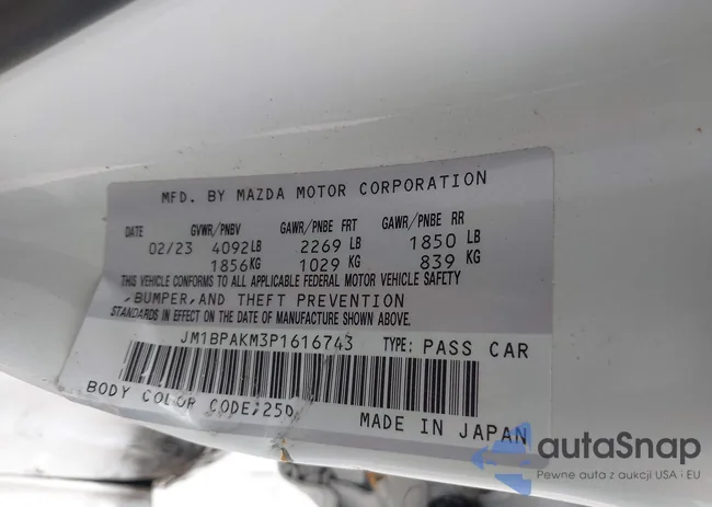 JM1BPAKM3P1616743: 42248005