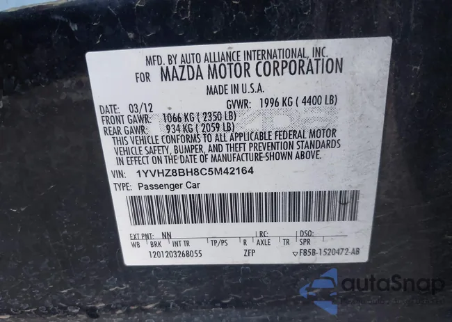 1YVHZ8BH8C5M42164: 42248149