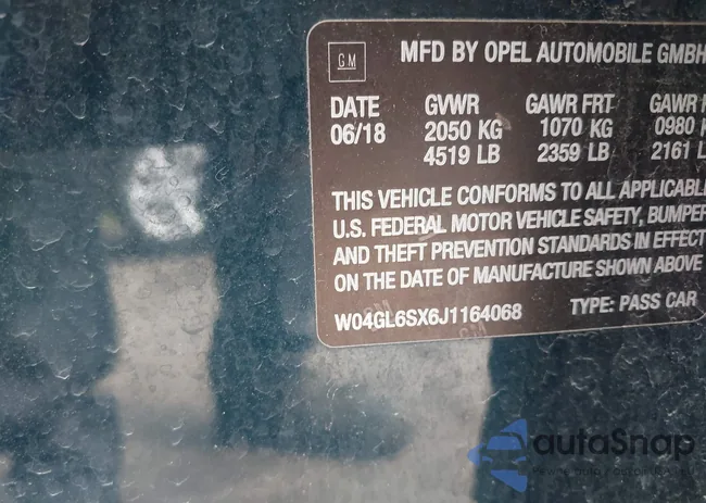 W04GL6SX6J1164068: 42249618