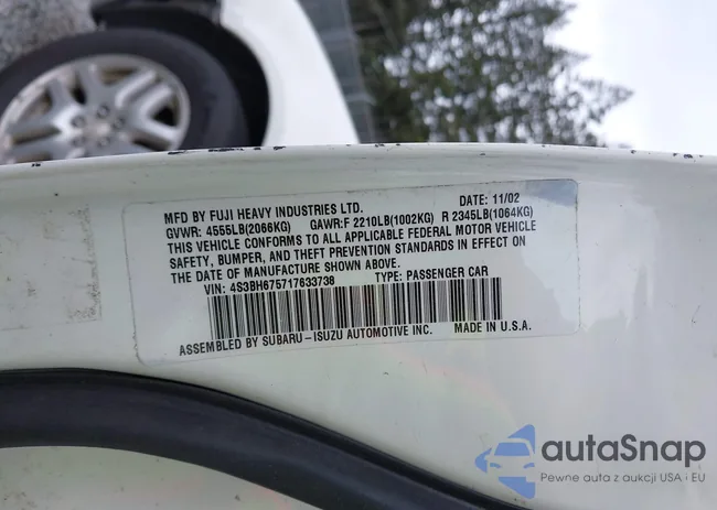 4S3BH675717633738: 42249133