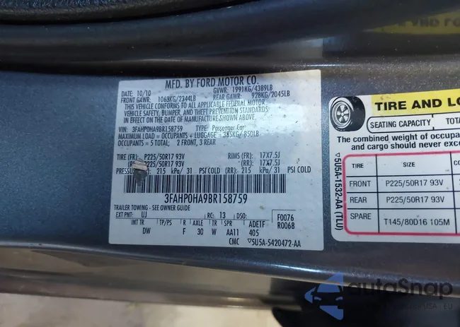 3FAHP0HA9BR158759: 42249207