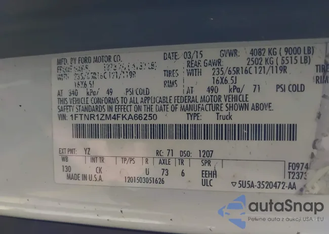 1FTNR1ZM4FKA66250: 42249224