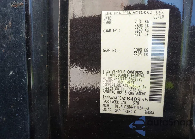 1N4AA5AP9AC840956: 42250432