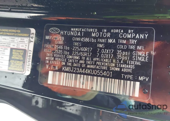 KM8J23A44KU055401: 42250576