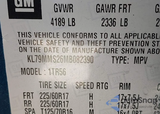 KL79MMS26MB082390: 42250721