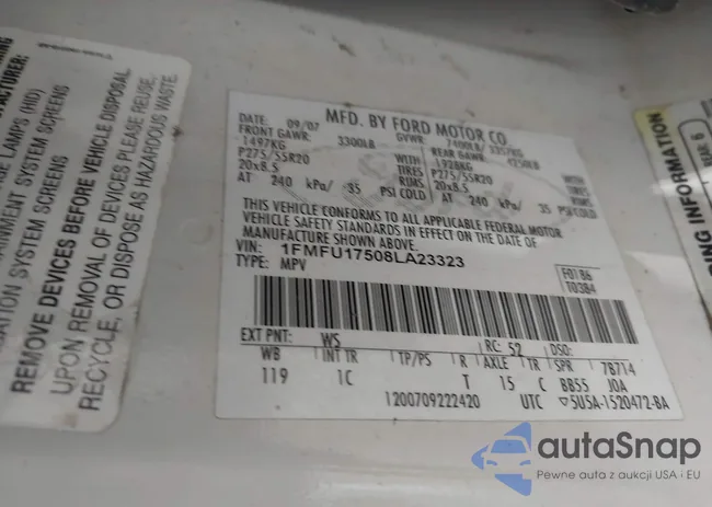 1FMFU17508LA23323: 42250870