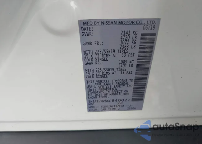 5N1AT2MV8KC840022: 42250213