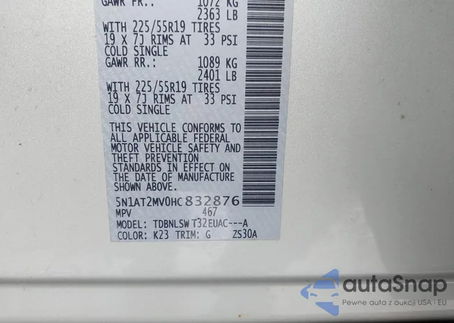 5N1AT2MV0HC832876: 42250242